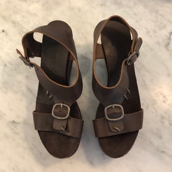 Pedro Garcia Shoes - NWT PEDRO GARCIA🌸 Buckle Suede Wedges